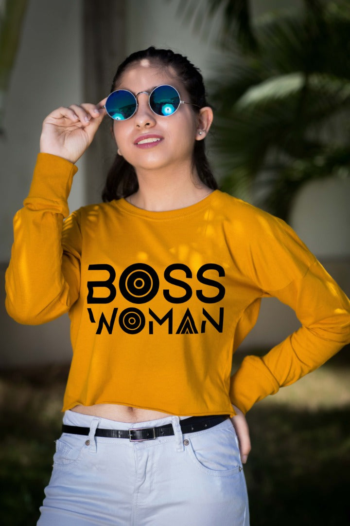 Boss woman - Crop Tops