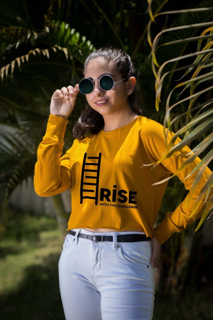 Rise with the challenge - Crop Tops